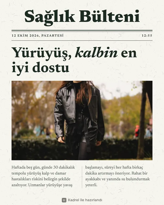 Sağlık bülteni kartı